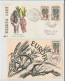 1957 N.1 BUSTA + 1 CART. EUROPA CEPT PREMIER JOUR D'EMISSION FIRST DAY COVER 1°GIORNO EMISSIONE REPUBLIQUE FRANCAISE - 1957