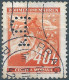 Germany - Czechoslovakia,1942 Bohemia And Moravia,40H (PERFIN) Oblitérée - Gebraucht