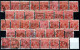 Delcampe - ⁕ Australia 1926 - 1931 ⁕ KGV 2d Red ⁕ 76v Used, Shades - See Scan - Used Stamps