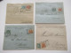 Italien 1893 / 98 Vier Auslands Belege Venezia (2) Und Milano (2) Nach Anvers! Firmenumschläge / Mit Ank. Stempel - Marcophilie