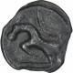 Séquanes, Potin à La Grosse Tête, Au Bandeau Lisse, 1st Century BC, Potin - Celtic