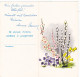 FLOWERS, BUDS, LUXURY TELEGRAM, TELEGRAPH, 1988, ROMANIA,cod.LTLX6a - Telégrafos