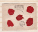 Enveloppe 1894 Avec Cachet De Montpellier  Pour  Randon Montpellier , 2 Timbres + 5 Sceaux En Cire  - 1876-1898 Sage (Type II)