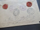 Delcampe - USA 1938 Registered Letter Evanston - Berlin Via New York Mit Ank. Stempel Und Handschriftl. Vermerk / 4 Stp. Rückseitig - Cartas & Documentos