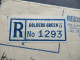 GB 1936 GA Umschlag Registered Letter / Registered Golders Green 5 Nach Petzer Riesengebrge CSR Mit Ank. Stempel - Storia Postale