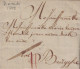 BELGIQUE - DIXMUDE - LETTRE AVEC LONG TEXTE DU 1-10-1795 - SIGNATURE C.DE PRYCKE - DEUX TRAITS ROUGE PEUT-ÊTRE UNE TAXE - 1794-1814 (Periodo Frances)