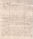 BELGIQUE - DIXMUDE - LETTRE AVEC LONG TEXTE DU 1-10-1795 - SIGNATURE C.DE PRYCKE - DEUX TRAITS ROUGE PEUT-ÊTRE UNE TAXE - 1794-1814 (Periodo Frances)