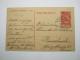 1930 , 10 Rappen Ganzsache  Aus BALZERS In Die Schweiz Verschickt , Randspalt - Postwaardestukken