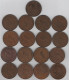 NEW ZEALAND - COLLECTION OF 17 X 1 PENNY 1955-1964 - Nieuw-Zeeland