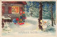 FÊTES ET VOEUX - Joyeux Noël - Des Enfants Jouant Dans La Neige - Colorisé - Carte Postale Ancienne - Altri & Non Classificati