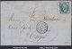 FRANCE N° 22 SUR LETTRE AVEC GC 3792 ST PARRES LES VAUDES AUBE DU 24/01/1867 - 1862 Napoleon III