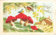[-10%] FÊTES ET VOEUX - Vrolijk Kerstfeest - Carte Postale Ancienne - Andere & Zonder Classificatie