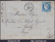 FRANCE N° 60A SUR LETTRE AVEC GC 4128 VENDEUVRE SUR BARSE AUBE DU 31/12/1874 - 1871-1875 Ceres