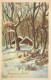 FÊTES ET VOEUX -  Joyeux Noël - Chalet Dans Les Montagnes - Carte Postale Ancienne - Altri & Non Classificati