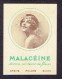 Carte Parfum MALACEINE Donne Un Teint De Fleur - Crème Poudre Savon - Anciennes (jusque 1960)