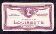 Carte Parfum LOUISETTE De MAUBERT - Violette - Calendrier De 1910 Au Verso - Anciennes (jusque 1960)
