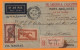 1936 - Envel Recommandé Par Avion De Saigon Vers Devakotta, Inde Via Saigon / Calcutta / Madras Air France - Airmail