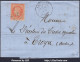 FRANCE N° 31 SUR LETTRE AVEC GC 3080 RAMERUPT AUBE + CAD DU 15/10/1872 - 1863-1870 Napoléon III Con Laureles