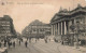 BELGIQUE - Bruxelles - Place De La Bourse Et Boulevard Anspach - Animé - Carte Postale Ancienne - Marktpleinen, Pleinen