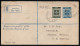 1932 Eucharistic Congress Set Paying The Correct Rate On A Registered First Day Cover To Atlanta Ga. With Backstamps. - Lettres & Documents