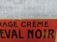 Delcampe - Ancien Carton Publicitaire Cirage Crême Cheval Noir Début XXème - Paperboard Signs