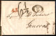 Antichi Stati Italiani - Lombardo Veneto - Territori Italiani D'Austria - A.3. (rosso) + 6 1/2 - Lettera Da Trieste A Ge - Sonstige & Ohne Zuordnung