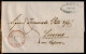 Antichi Stati Italiani - Toscana - Forwarded - Lettera Da Genova A Livorno (con Vapore) Del 3.3.1860 - Livorno C Via Di  - Other & Unclassified