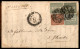 Regno - Vittorio Emanuele II - Tre 1 Cent (14) Di Colori Diversi (uno Difettoso) + 2 Cent (15) Su Lettera Da Codroipo De - Autres & Non Classés