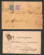 Regno - Vittorio Emanuele II - 1867/1901 - Insieme Di 2 Lettere + 2 Raccomandate Con Affrancature Di Umberto - Other & Unclassified