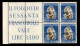 Trieste  - Trieste AMG FTT - 1950 - 55 Lire Tabacco (86) - Quartina Angolare Bordo Foglio Con Scritte Marginali - Gomma  - Andere & Zonder Classificatie