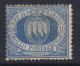 SAN MARINO 1877-90 10 CENTESIMI OLTREMARE N.3 G.O MH* BUONA CENTRATURA - Ongebruikt