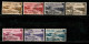 Occupazioni Straniere Delle Colonie - Somalia A.F.I.S. - 1950 - Posta Aerea (1/3 + 5/8) - 7 Valori Usati - Andere & Zonder Classificatie