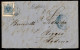 EUROPA - AUSTRIA - 9 Kreuzer (5y) Su Involucro (a Fascetta) Di Lettera Da Rideau A Reggio Del 1.7.1858 - Andere & Zonder Classificatie
