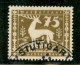 EUROPA - GERMANIA - Antichi Stati - Wurttemberg - 1920 - 75 Pf Segnatasse (149) - Usato - Altri & Non Classificati