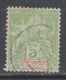 Sénégambie Et Niger N° 4 O Type Groupe : 5 C. Vert-jaune, Oblitération Moyenne Sinon TB - Used Stamps