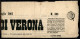 Documenti E Varie - Da Desenzano A Milano 1 (P.ti 8) - Testata Del Giornale Di Verona Del 11.7.1861 - Other & Unclassified