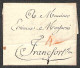 Prefilateliche - 1793 (29 Ottobre) - Huttenheim - Lettera Per Francoforte - Andere & Zonder Classificatie