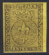 PARMA 1852 GIGLIO 5 CENTESIMI GIALLO N.1a G.I MNH** CERTIFICATO 100 % BOLAFFI - Parme