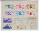 REGNO 1934 POSTA AEREA ROMA MOGADISCIO VIAGGIATA FUORI CORSO SU BUSTA CERT. - Storia Postale (Posta Aerea)