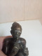 Delcampe - Statuette Africain Signée Art Africaine XIXème Hauteur 17 Cm - Brons