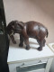 Statuette élephant En Cuir Longueur 35 Cm Hauteur 25 Cm - Afrikaanse Kunst