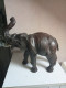 Statuette élephant En Cuir Longueur 36 Cm Hauteur 30 Cm - Afrikanische Kunst