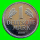 ALEMANIA - BRD - GERMANY-MONEDAS DE 1.00 DM   AÑO 1999 - CECAS-F.STUTTCART - CALIDAD PROOF - 1 Mark