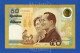 Thailand 50 Baht ND (2000) With Folder - Golden Wedding Anniversary Pick # 105 Unc - Specimen