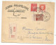 MERCURE 75C SURCHARGE 50+ PETAIN 3FR+1FR LETTRE COVER REC LIMOGES 16.2.1942 AU TARIF - 1938-42 Mercurius