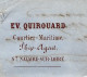 NAVIGATION EQUIPAGE NAVIRE EXPEDITION 1860  St Nazaire Courtier Maritime SHIP AGENT QUIROUARD Nantes Viot Armateur - 1800 – 1899