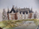 Ancienne Assiette Azay-Le-Rideau Châteaux De La Loire Faïence De Sainte-Radegonde Gustave Asch - Sonstige & Ohne Zuordnung