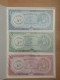 ITALY - FOLDER WITH 3 BANKNOTE UNC - 1-5-10 LEGHE - OVERPRINT PADANIA - FANTASY NOTE - [ 8] Specimen