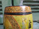 Delcampe - Ancienne Boite Forme Tonneau Laque Perse Indo Persan - Arte Oriental