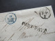 Delcampe - Frankreich Vorphila Paris 1820er Jahre PP / Port Paye Stempel / Faltbriefe Viele Mit Inhalt Insgesamt 15 Stück! - 1801-1848: Precursores XIX